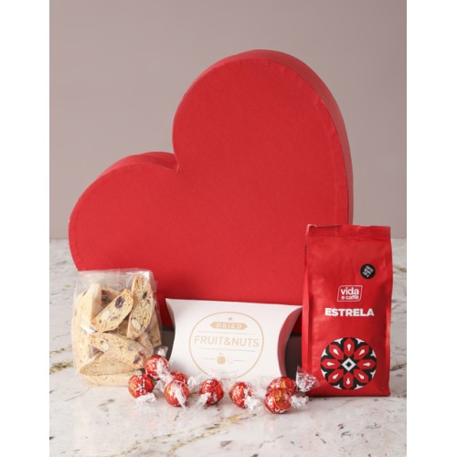 Mothers Day Goodies Heart Hamper