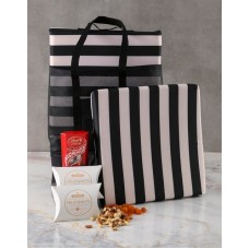 Stripy Cooler And Cushion Set