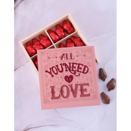 All You Need Is Love Choc Treasure Box (STANDARD)