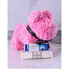 Pink Rose Puppy And Treats