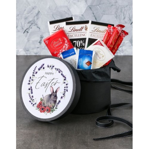 Happy Easter Lindt Chocolate Hat Box (STANDARD)