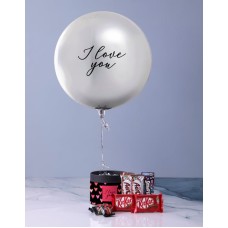 I Love You Balloon Hat Box (LARGE)