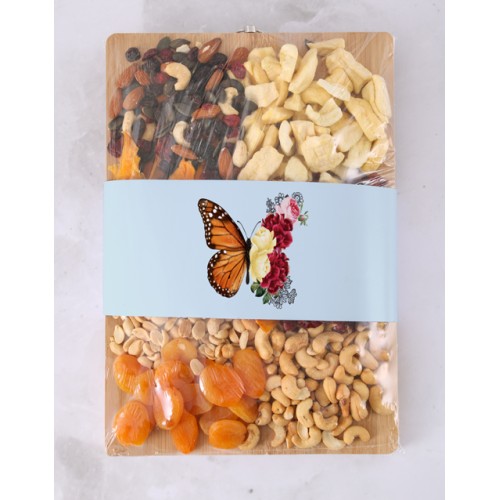 Floral Butterfly Chopping Board Gift Set (STANDARD)