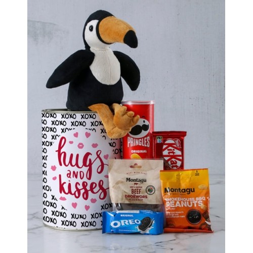 Hugs And Kisses Toucan Snack Hamper (STANDARD)