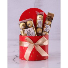 Nutty Chocolate Red Hat Box (Standard)