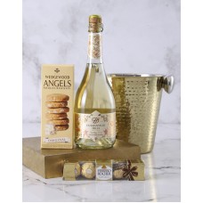 All things golden ice bucket hamper (Standard)