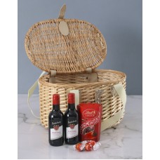 Picnic Basket With Lindt And Wine (STANDARD)
