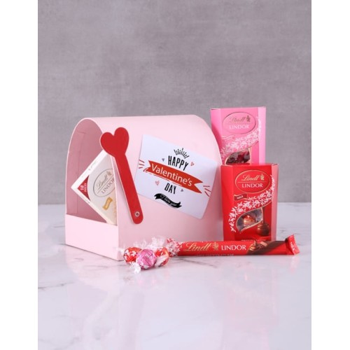 Happy Valentines Chocolate Post Box (STANDARD)