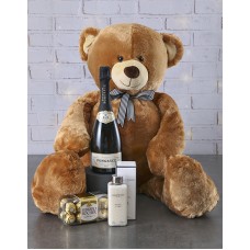 1M Large Plush Teddy And Bubbly Hamper