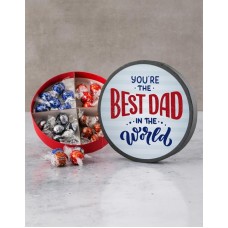 Best Dad In The World Lindt Wheel (STANDARD)