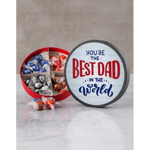 Best Dad In The World Lindt Wheel (STANDARD)