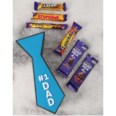 Dads Number One Chocolate Tie Box (STANDARD)