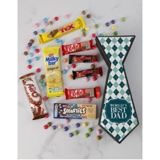 Worlds Best Dad Chocolate Tie Box (LARGE)