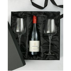 The Wine Bottle And Glass Box (WATERFORD)