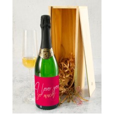Love You So Much Wine Gift Crate (SPARKLING)
