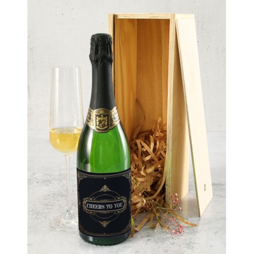 Bubbly Cheers Too You Crate (SPARKLING)