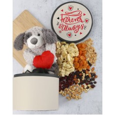 Forever Always Patches Teddy Hat Box