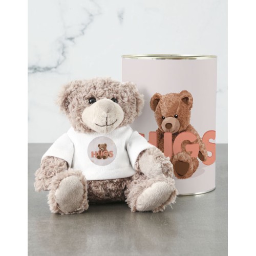 Hugs And Teddy In Tin (STANDARD)