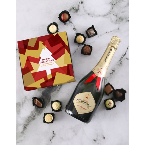Festive Belgian Chocolate Treat Crate