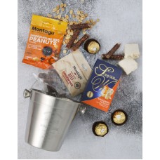 Sophisticated Sips And Snacks Basket