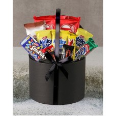 Large Chocolate Filled Hatbox (Standard)