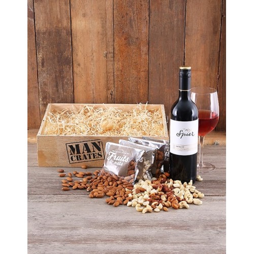 Nutty Merlot Man Crate
