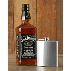 Jack Daniel's and Hip Flask Hamper