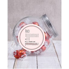 I Will Always Love You Candy Jar