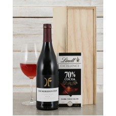 Diemersfontein Pinotage and Lindt Crate