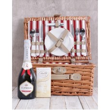JC and White Lindt Picnic Basket