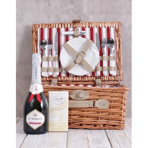 JC and White Lindt Picnic Basket