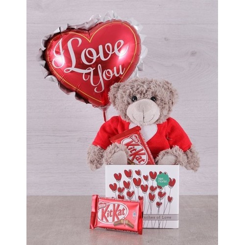 Love Teddy And Kit Kat Box (Standard)