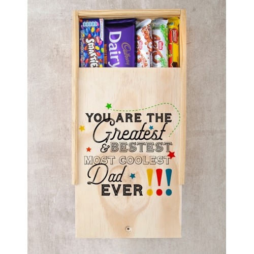 Greatest Dad Ever Chocolate Tray