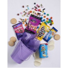 Purple Bucket of Sweet Treats