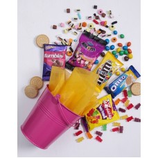 Pink Bucket of Sweet Treats (Standard)