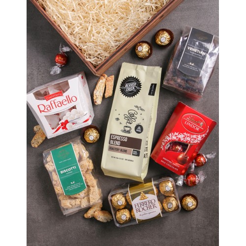 Chocolate and Biscotti Gift Crate