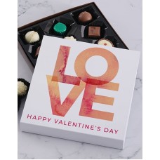 Watercolour Love Valentines Chocolate Tray
