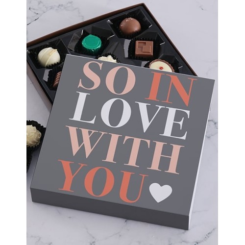 So In Love Chocolate Tray