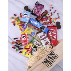Sweet Assortments Man Crate (Wine) Sweet Assortments Man Crate (Wine)