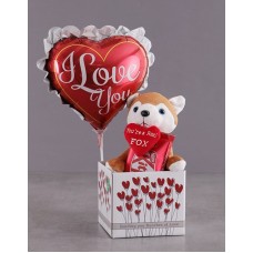 Fox And Balloon Box Hamper
