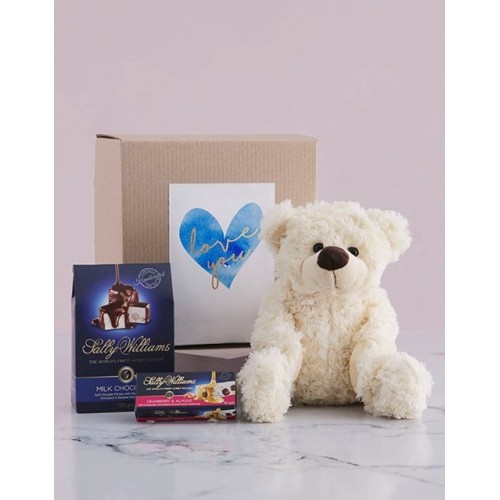 Love you Teddy and Nougat Gift Hamper