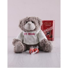 Number One Mom Teddy And Lindt Hamper