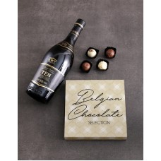 KWV Brandy and truffle box