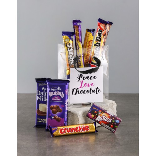 Peace and Love Choc Bag (Standard)