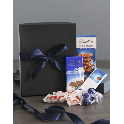 Lavish Blue And Black Chocolate Box (Standard)