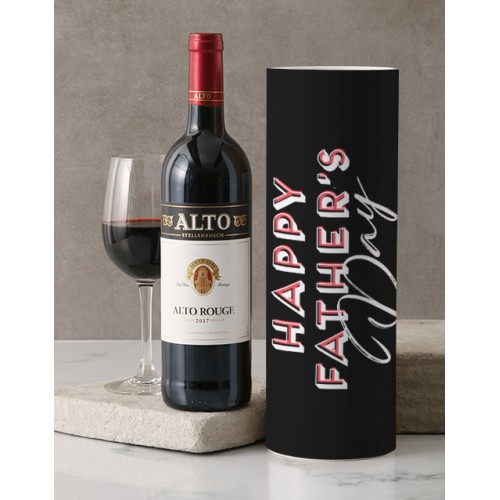 Fathers Day Alto Rouge Wine Tube