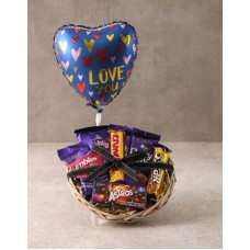 Cadbury Choc Love Basket Hamper (Large)