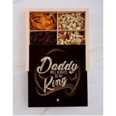 Fathers Day My King Fruit And Nut Crate (CHOCOLATE)