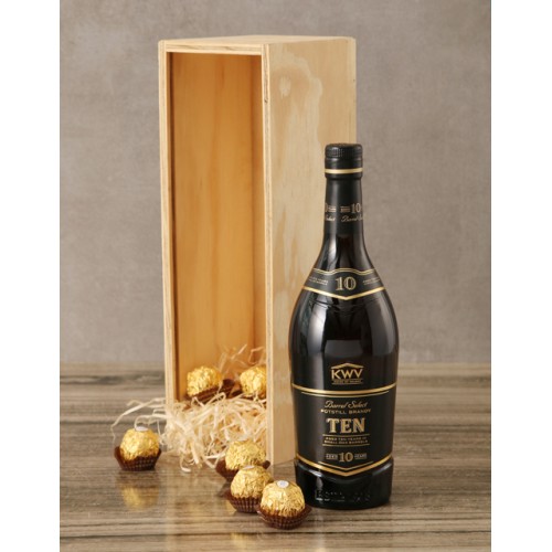 KWV Ten Year Brandy Crate (Single)