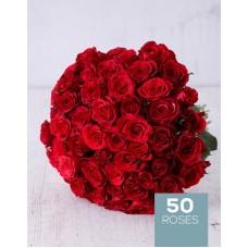 Red Rose Serenade Bouquet (50Roses)